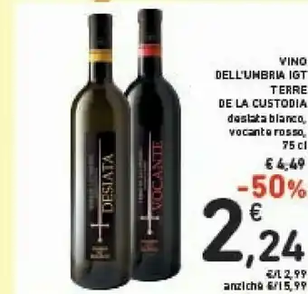 Conad Vino Dell'umbria Igt Terre De La Custodia offerta