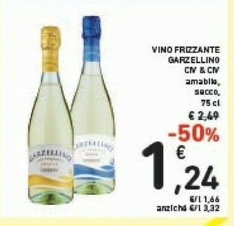 Conad Civ & Civ - Vino Frizzante Secco Garzellino 750 G(ml) offerta
