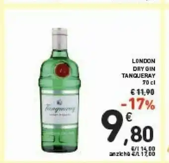 Conad Tanqueray London Dry Gin 0,7 L offerta
