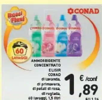 Conad Conad - Ammorbidente Concentrato Elisir Di Lavanda 1500 Ml offerta