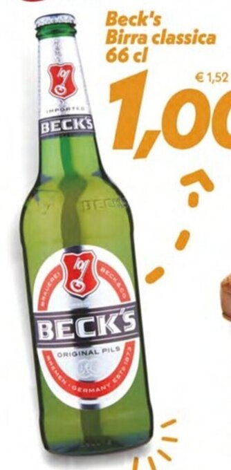 Iper Super Conveniente Beck's Birra classica 66 cl offerta