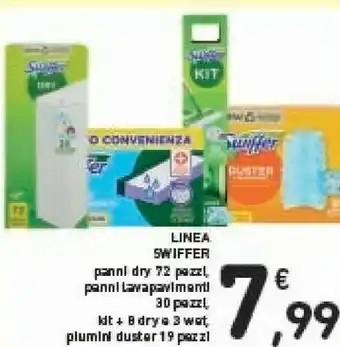 Conad Swiffer Linea Panni Dry offerta