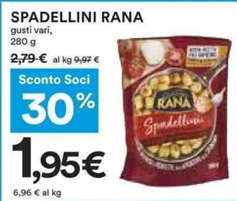 Coop SPADELLINI RANA gusti vari,280 g offerta