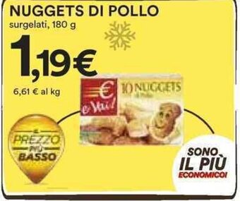 Coop NUGGETS DI POLLO surgelati, 180 g offerta