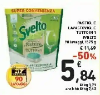 Conad Svelto Pastiglie Lavastovglie Tutto In 1 90 Lavvaggi offerta