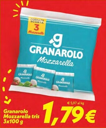 Iper Super Conveniente Granarolo Mozzarella tris 3x100 g offerta