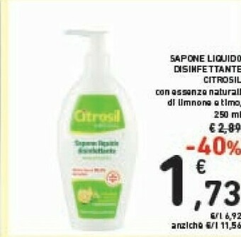 Conad Citrosil Sapone Liquido Disinfettante offerta