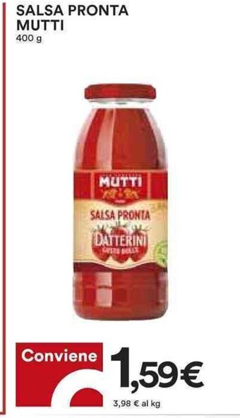 Coop SALSA PRONTA MUTTI 400 g offerta