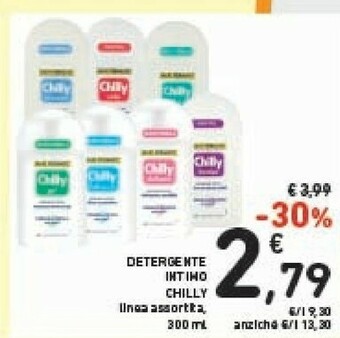 Conad Chilly Detergente Intimo 300 Ml offerta