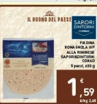 Conad Conad - Piadina Romagnola IGP Alla Riminese 600 G(ml) offerta