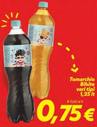 Iper Super Conveniente Tomarchio Bibite vari tipi 1,25 It offerta