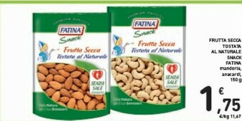 Conad Fatina Frutta Secca Snack 150 G(ml) offerta