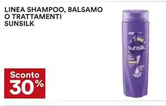 Coop LINEA SHAMPOO, BALSAMO O TRATTAMENTI SUNSILK offerta
