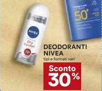 Coop DEODORANTI NIVEA offerta