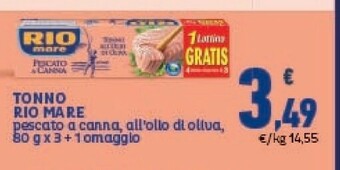 Conad Rio Mare Rio Mare - Tonno all'Olio di Oliva 80 g(ml) offerta