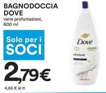 Coop BAGNODOCCIA DOVE 600 ml offerta