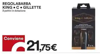Coop REGOLABARBA KING C. GILLETTE offerta