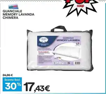 Coop GUANCIALE MEMORY LAVANDA CHIMERA offerta