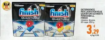 Conad Napisan Finish Detergente Per Lavastoviglie Quantum Ultimate Powerball offerta