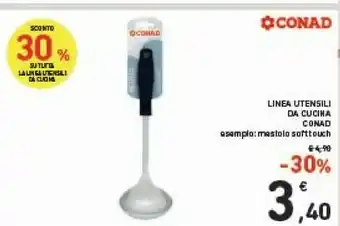 Conad Conad Linea Utensili Da Cucina Mestolo Softtouch offerta