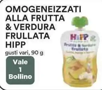 Coop OMOGENEIZZATI ALLA FRUTTA FRULLATA HIPP 90 g offerta