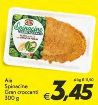 Iper Super Conveniente Aia Spinacine Gran croccanti 300 g offerta