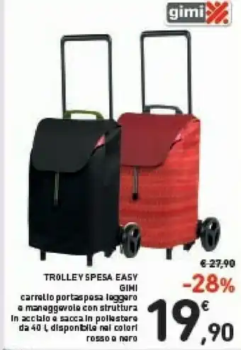 Conad Gimi Trolley Spesa Easy offerta