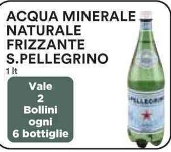 Coop ACQUA MINERALE NATURALE FRIZZANTE S.PELLEGRINO 1 Lt. offerta