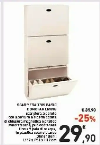 Domopak Living Carpiera Tris Basic