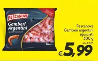 Iper Super Conveniente Pescanova Gamberi argentini sgusciati 300 g offerta