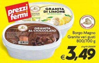 Borgo Magno Granita vari gusti 800/700 g