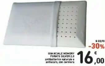 Conad Guanciale Memory Forato Silver 2.0 offerta