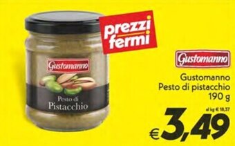 Iper Super Conveniente Gustomanno Pesto di pistacchio 190 g offerta