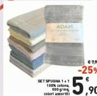 Conad Adam Set Spugna offerta