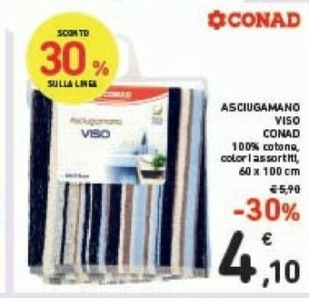 Conad Conad Asciugamano Viso offerta