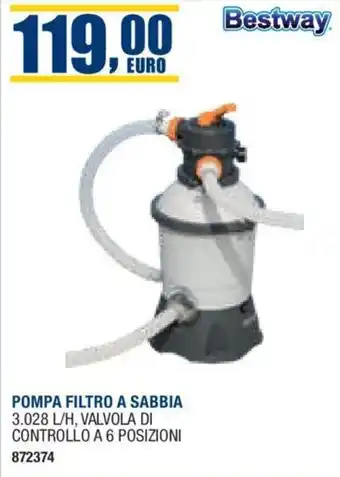 Bestway POMPA FILTRO A SABBIA 3.028 L/H