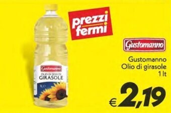 Iper Super Conveniente Gustomanno Olio di girasole 1 lt offerta