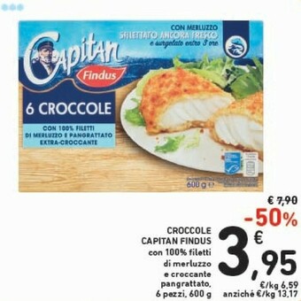 Conad Findus Croccole Con Filetti Di Merluzzo 600g offerta