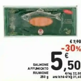 Conad Riunione - Salmone Affumicato 250 G(ml) offerta