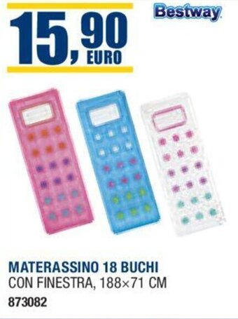 Bricofer Bestway MATERASSINO 18 BUCHI offerta