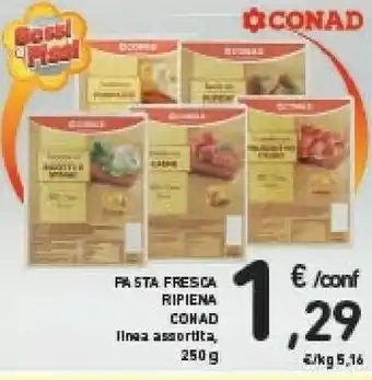 Conad Conad - Tortellini Con Carne 250 G(ml) offerta
