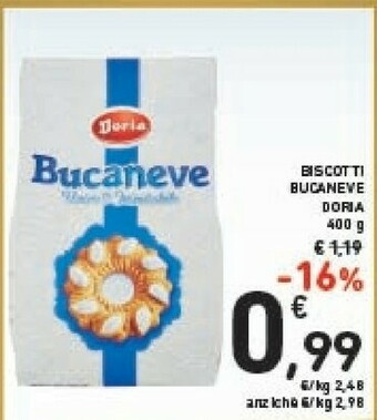 Conad Doria Bucaneve 400 G(ml) offerta