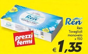 Iper Super Conveniente Ren Tovaglioli monovelo x 150 offerta