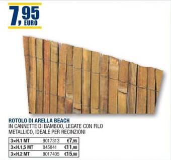 Bricofer ROTOLO DI ARELLA BEACH offerta