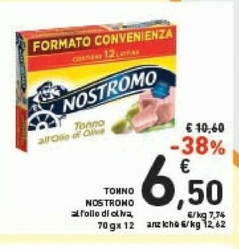 Conad Nostromo Tonno All'Olio Di Oliva offerta