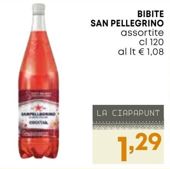 Borello Supermercati BIBITE SAN PELLEGRINO assortite cl 120 offerta