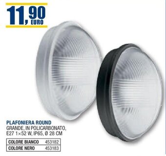Bricofer PLAFONIERA ROUND offerta