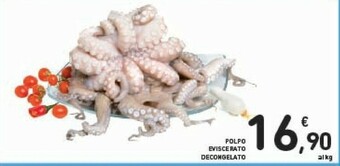 Conad Polpo Evisce Rato Decongelato offerta