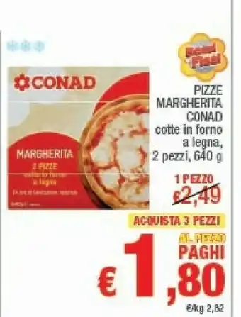 Conad Conad - Pizza Margherita 640 G(ml) offerta
