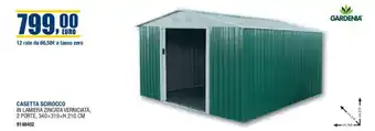 Bricofer GARDENIA CASETTA SCIROCCO 340×319xH.210 CM offerta